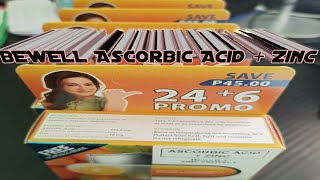 Unboxing BEWELL Ascorbic Acid  Zinc  LifeBlog13 [upl. by Farand]