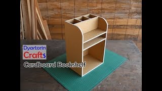 How to make a cardboard bookshelf [upl. by Adnopoz]