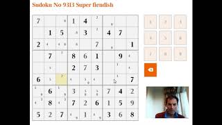 Solving the Super Fiendish sudoku from The Times on 13 Sept 2017 [upl. by Hett]