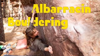 FINALLY bouldering in Albarracin  Bouldering mekka in Spain [upl. by Ellga603]