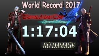 Devil May Cry 4 Special Edition SPEEDRUN 11704 WORLD RECORD DMC4SE NG DH PCPS4 [upl. by Scevor]