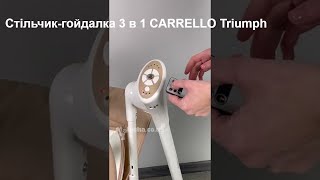 Найефективніший огляд стільцягойдалки Carrello Triumph каррелло тріумф [upl. by Rooney664]