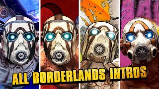 Borderlands  All Intros The PreSequel 1 2 amp 3 [upl. by Ahsiuqal]