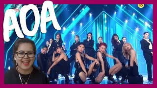 QUEENDOM AOA EGOTISTIC LIVE COVER REACTION [upl. by Eimmelc]