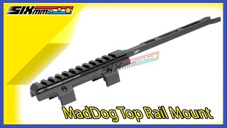 MadDog Mid Style MP5 Picatinny amp MLOK Top Rail MountFor Tokyo Marui MP5 AEG SeriesBLK [upl. by Giza]