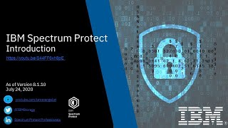 IBM Spectrum Protect Introduction as of 8110  Presentation [upl. by Daza]