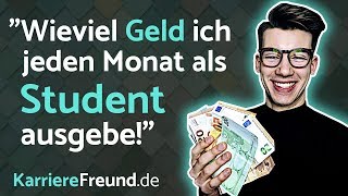 Wieviel Geld ich jeden Monat als Student ausgebe [upl. by Eiffub]