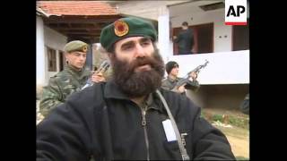 SERBIA REBELS HAND OVER 3 SERB SOLDIER BODIES [upl. by Irahcaz321]