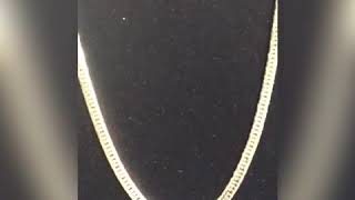 K18 JAPAN GOLD 8cut 20g 40cm necklace [upl. by Nadean]