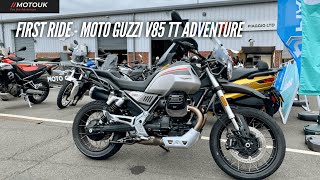 First Ride Review 2022 Moto Guzzi V85 TT  Better than a Tiger [upl. by Sikes]