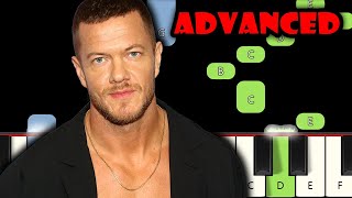 Radioactive  Imagine Dragons  Piano Tutorial  Advanced [upl. by Dlnaod573]