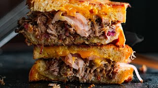 Jalapeño Cheddar Brisket Melt brisket brisketmelt bbq [upl. by Landy751]