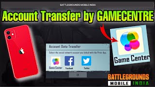 iOS BGMI ACCOUNT Transfer By Game Centre id Account Data Transfer in iPhone iPad [upl. by Mutat]