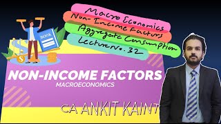 non income factors affecting consumption  interest rate 32 macroeconomics classical interestrate [upl. by Randene696]