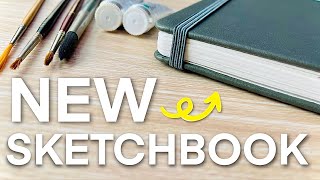 Starting a NEW Sketchbook  3 Tips For Your FIRST Page [upl. by Yerahcaz]