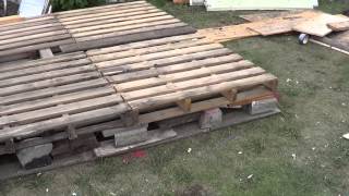 Pallet Shed BuildPart2 [upl. by Bores]