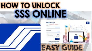 HOW TO RESET LOCKED SSS ONLINE ACCOUNT FORGOTTEN PASSWORD OR USER ID AND INACTIVE EMAIL IN SSS [upl. by Cave]