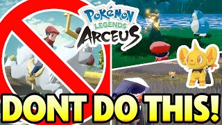 EVERYTHING you NEED TO KNOW BEFORE you Start Pokemon Legends Arceus [upl. by Pownall]