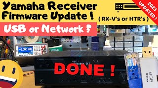 Yamaha Receiver Firmware Update [upl. by Brawner]