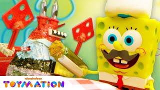 Robot Mr Krabs Tries to Steal SECRET FORMULA From SpongeBobOfficial  Toymation [upl. by Redman]