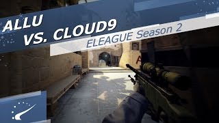 allu vs Cloud9  ELEAGUE Season 2 [upl. by Atiseret]