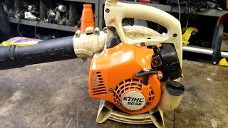 stihl bg 55 blower carburetor repair [upl. by Whallon]