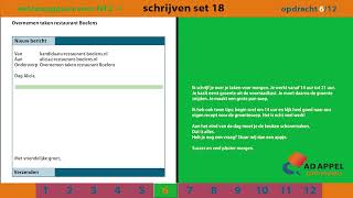 Staatsexamen B1  Examenopgaven Set 18 – Schrijven [upl. by Attenor92]