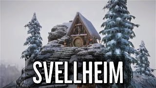 Skyrim SE Mods Svellheim Player Home  House Mod [upl. by Berkie985]