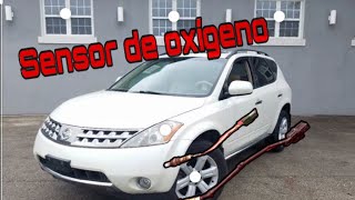 Nissan Murano cambio de Sensor de oxígeno 2006 [upl. by Enier]