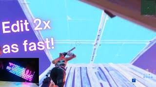 The NEW secret to fast editing in Fortnite [upl. by Anehsat]