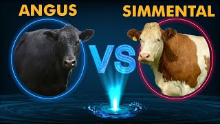 Angus vs Simmental [upl. by Ardyaf673]