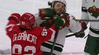 Alex DeBrincat Retaliates After Slewfoot From Ryan Hartman [upl. by Hickey]