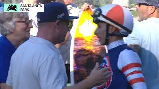 Iron Man Cal wins the Suma Beach Stakes on Sunday October 6 at Santa Anita Park [upl. by Hogan]