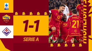 Roma 11 Fiorentina  Serie A Highlights 202324 [upl. by Stralka]