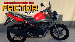 COMPREI UMA MOTO 0KM  🏍️FACTOR150 2023 [upl. by Jasik]