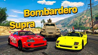 Recupero Un Supra Encautado y Bombardeo Comisaria Gta Rp [upl. by Etnoid669]