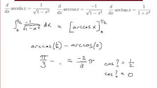 Integrating With the Derivatives of arcsinx arccosx and arctanx [upl. by Onimod]