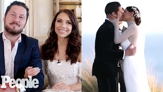 Val Chmerkovskiy amp Jenna Johnsons Romantic DWTS Wedding  PEOPLE [upl. by Eilrac]