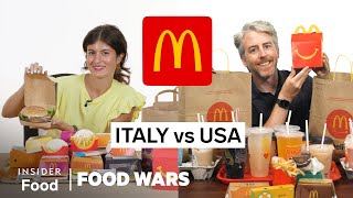 US vs Italy McDonalds  Food Wars  Insider Food [upl. by Maze481]