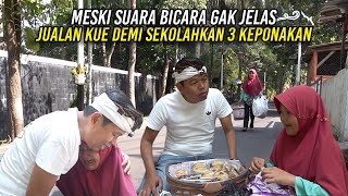 MESKI SUARANYA GAK JELAS  LENI ASAL MAJALENGKA JUALAN KUE DEMI SEKOLAHKAN 3 KEPONAKANNYA [upl. by Stanzel]