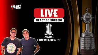 Live do sorteio da Libertadores [upl. by Atterrol533]