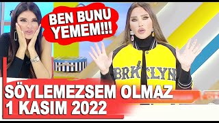 Söylemezsem Olmaz 1 Kasım 2022 [upl. by Ellened]