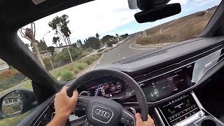 2021 Audi RSQ8 POV Test Drive 3D AudioASMR [upl. by Anaiviv]