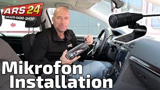 Bluetooth Mikrofon im Auto installieren  ARS24 [upl. by Kcirdde]