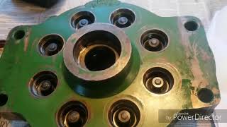 John Deere pump reassembly part 1 [upl. by Sehcaep]