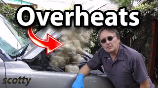 How to Fix Car that Overheats in Traffic Fan Clutch [upl. by Laurena]