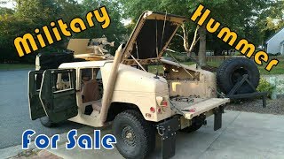 Military Hummer For Sale  M1045A2 HMMWV  Battlewagon 20 [upl. by Isaak731]