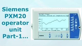 Siemens PXM20 Display Part1  siemens  insightcontrolsystem [upl. by Mezoff]