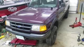 1994 ford ranger 2 inch leveling kit overview [upl. by Annora439]