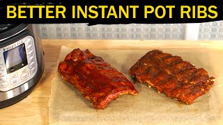 EASY 3 Ingredient Instant Pot Ribs Shorts [upl. by Jehanna]